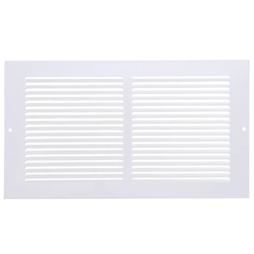 Hart & Cooley 43644 12 x 6 White Baseboard Return Air Grille (657 Series)