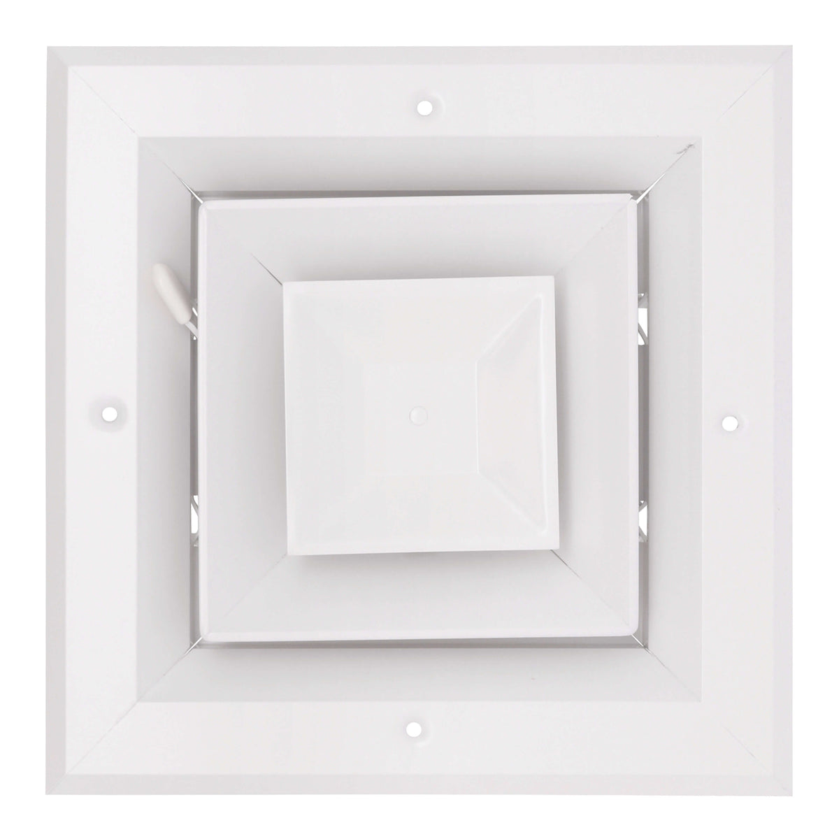 Hart & Cooley 50715 A504MS 6 x 6 White Ceiling Diffuser