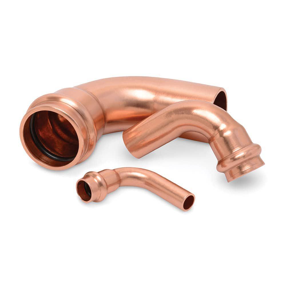 Parker Hannifin 871302 ZoomLock 3/8 In. OD ACR Copper Press 90 Street Elbow