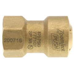 Parker Hannifin 777107 3/8 ZoomLock PUSH R410A Optimized SAE Flare Adapter PZKP-F6-HNBR