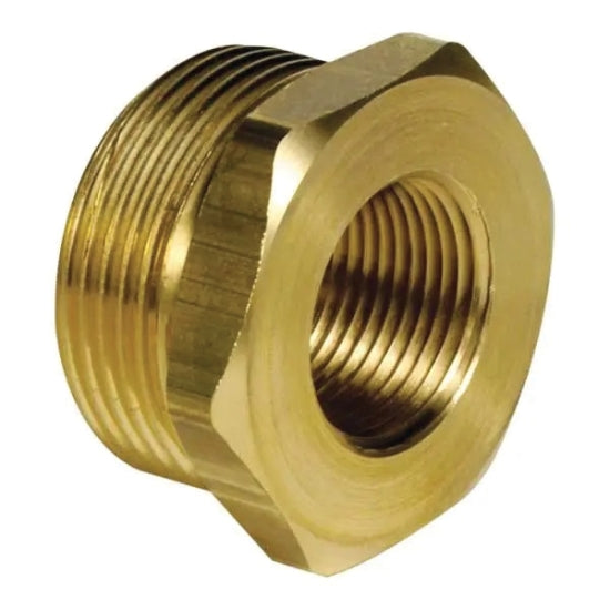 Uponor A2123210 Threaded Brass Manifold Bushing R32 Male x 1 Female NPT