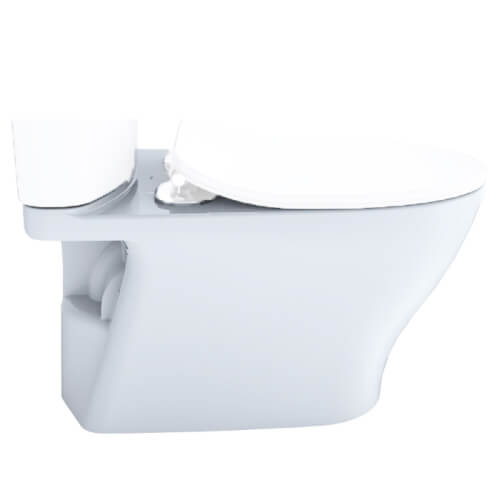 TOTO CT442CUFGT40#01 Nexus 1.28 gpf Elongated Toilet Bowl Only w/ Cefiontect, WASHLET+ S500e Ready, No Seat (Cotton White)