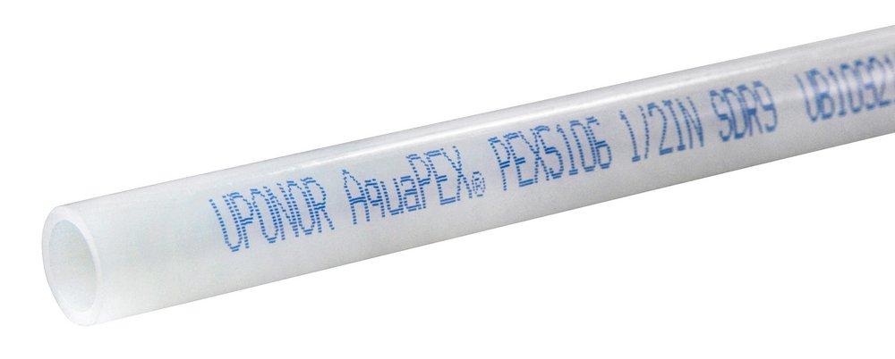 Uponor F4340500 AquaPEX White, Blue Print, 100-ft. coil