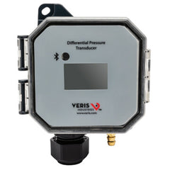 Veris PX3ULN05 Bluetooth Universal 3-Wire Dry Media Differential Pressure/Air Velocity Transducer w/ LCD Display, NIST Certified (0 to 10 WG)