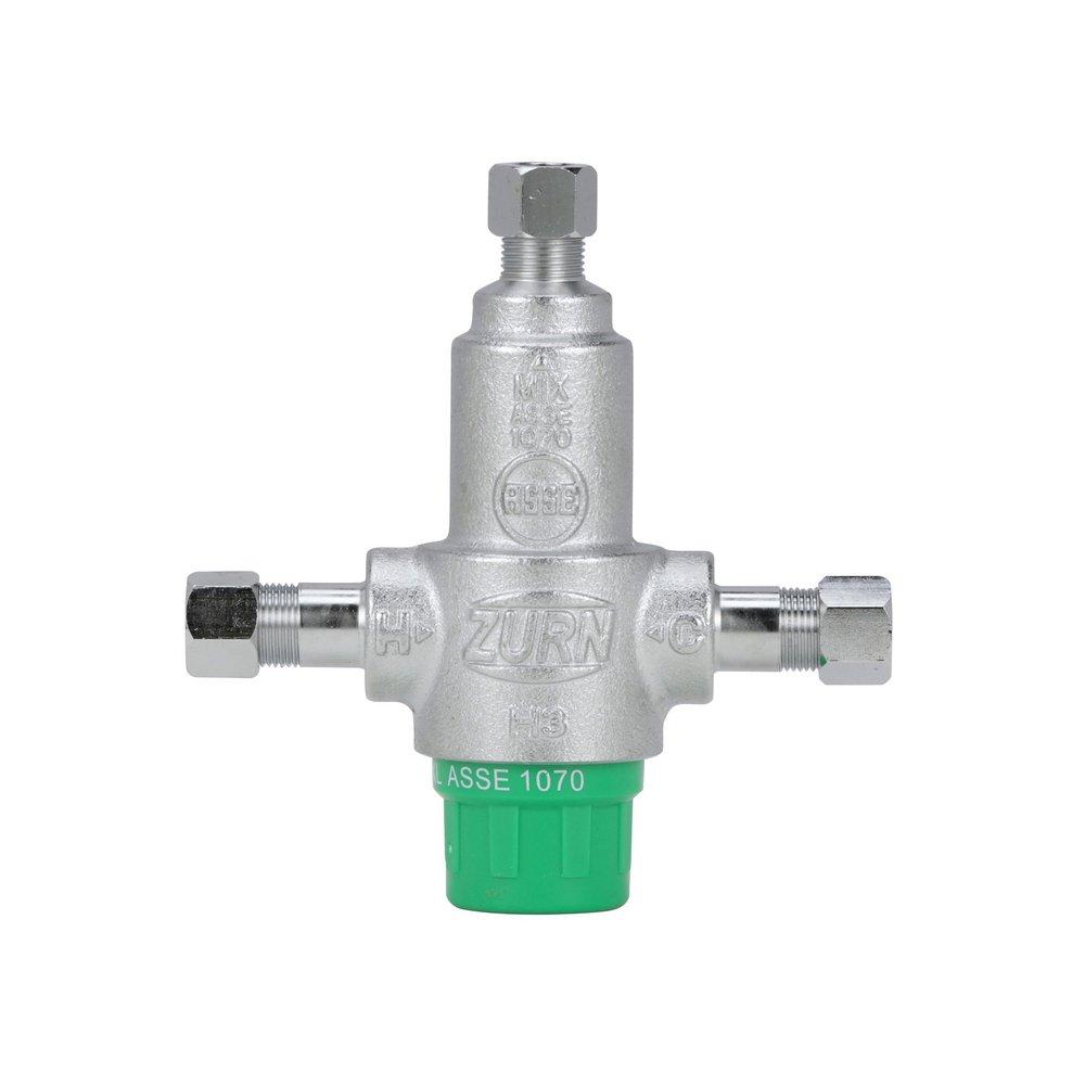 Zurn 38-ZW3870XLT Aqua-Gard 3/8 in. 3-Port Compression Thermostatic Mixing Valve