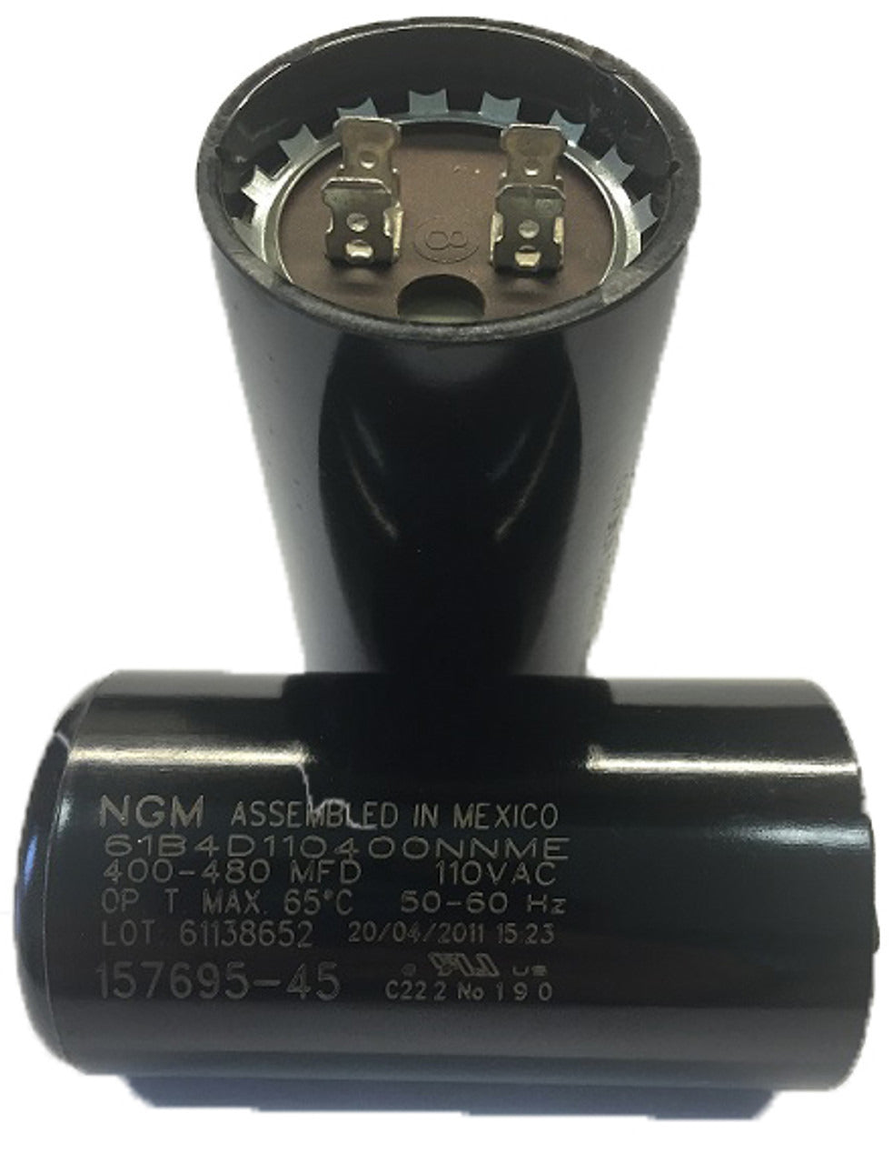 Century 15769545 Start Capacitor 400 - 480 MFD 110