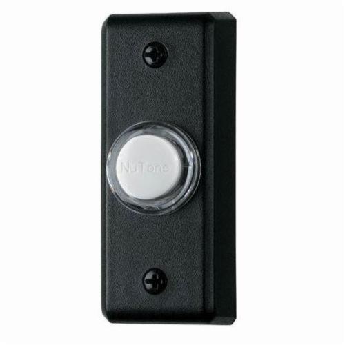 Broan-NuTone PB69LBL Pushbutton, Lighted, 1 IN Width x 2-3/4 IN Height