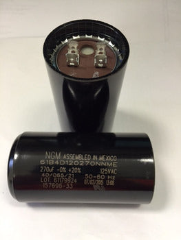 Century 15769633 Start Capacitor 125V Round 270-324 MFD