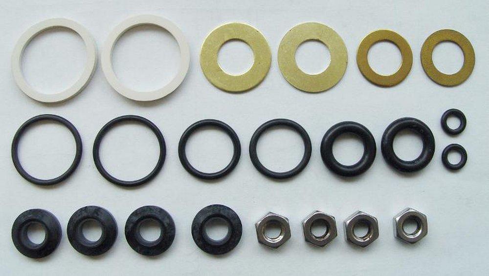 Chicago Faucets 1277-DAB Brass and Rubber Repair Kit for Quaturn  (EACH) 1277-DAB