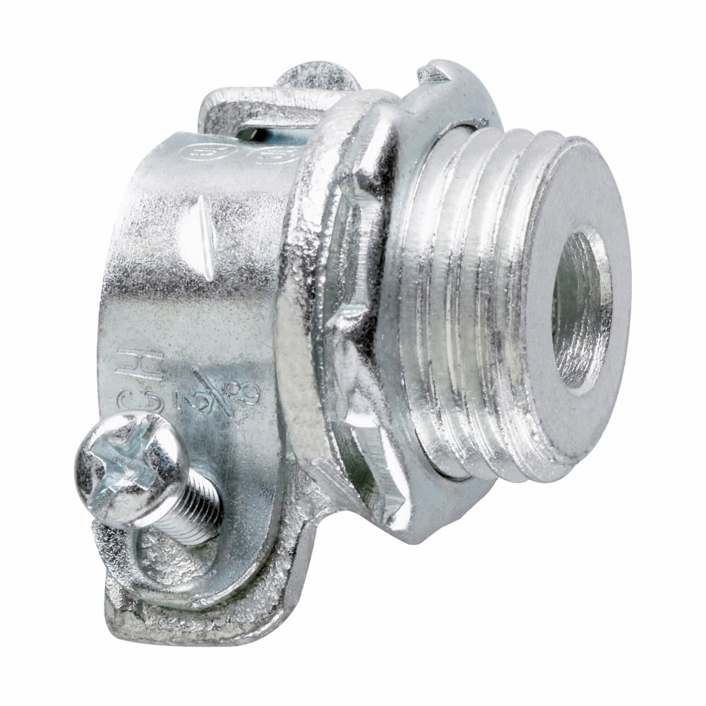 Crouse-Hinds 710 Non-Insulated Straight Squeeze Connector 1 In