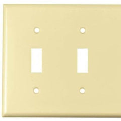 Crouse-Hinds 2039V-BOX EWD 2039V-BOX Wallplate 2G Toggle T