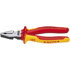 KNIPEX 0208200SBA High Leverage Combination Pliers-1000V Insulated, 8 in., Multi-Component, ASTM