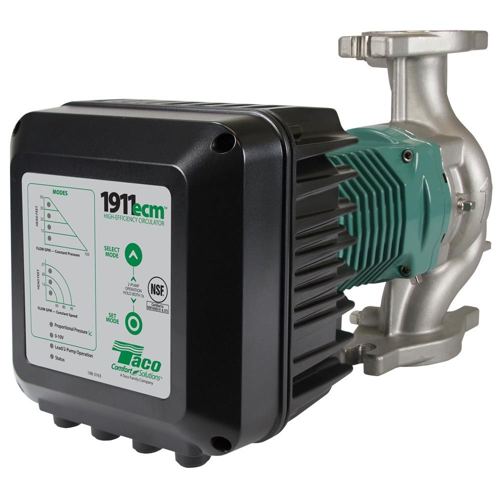 Taco VR50105-CD1-FS2A00 1911ecm-SF 1900e Series ECM Circulator Pump