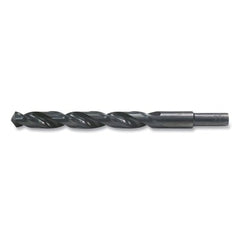 CLE-LINE C20636 Heavy-Duty 135 Degree 3/8 Inch Reduced Shank Jobber-Length Drill Bit