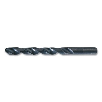 CLE-LINE C23180 1801 Heavy-Duty Black Oxide Jobber-Length Drill Bit #34 2.625 in OAL