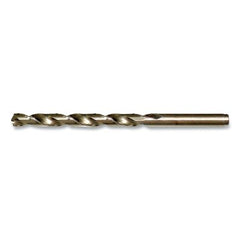 CLE-LINE C23362 1802 Heavy-Duty Cobalt Straw Oxide Jobber-Length Drill Bit 0.3281 in dia Cutting 21/64 in