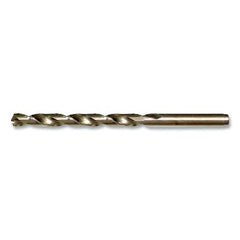 CLE-LINE C23363 1802 Heavy-Duty Cobalt Straw Oxide Jobber-Length Drill Bit 0.3438 in dia Cutting