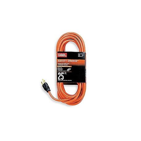 Cord 03327.63.04 Extension Cord 16 AWG/3 Conductor 25 ft NEMA 5-15P Plug 125 Volts