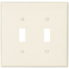 EATON PJ2W Mid-Size Toggle Wallplate 2-Gang