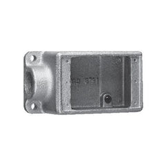 Crouse-Hinds FS2 1-Outlet Shallow Device Box With Mounting Lug 3/4 in NPT Trade