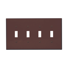 Eaton PJ4B EWD PJ4B Wallplate 4G Toggle Poly M