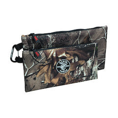 Klein 55560 Camo Zipper Bags, 2-pack