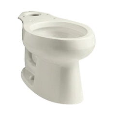 Kohler K-4198-96 Wellworth Elongated Toilet Bowl Only 1.1 - 1.6 gpf Biscuit