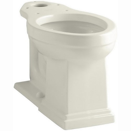 Kohler K-4799-96 Tresham Elongated Comfort Height Toilet Bowl Only, Biscuit