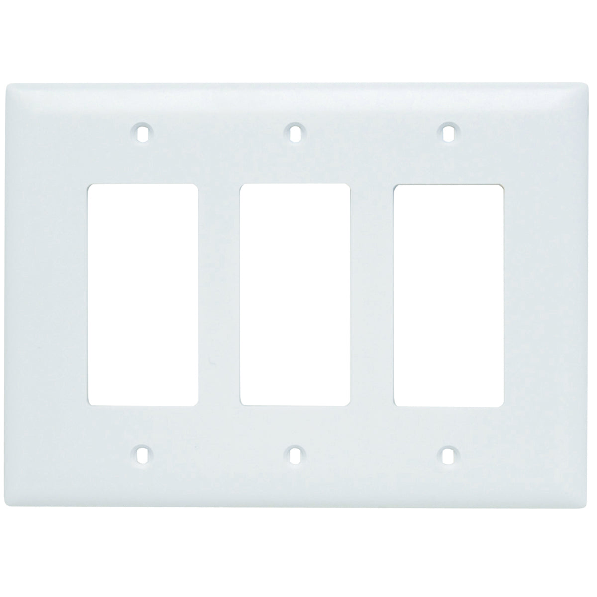 Legrand-Pass & Seymour TPJ263-W Trademaster Wall Plate Jumbo 3gang 3decorator White