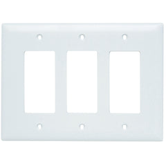 Legrand-Pass & Seymour TPJ263-W Trademaster Wall Plate Jumbo 3gang 3decorator White