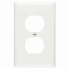 Legrand TP8-W TP8W Duplex Receptacle Wallplate 1 Gang White