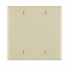 Leviton 80725-T 2-Gang No Device Blank Wallplate Box Mounted Light Almond