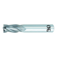 OSG 404-3750 Center Cutting Regular Length Single End Standard Square End Mill 3/8 in Dia Cutter 1 in Length of Cut 4 Flutes