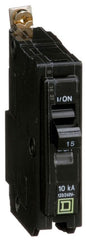 Square D QOB115 Miniature Circuit Breaker 15A 120/240V 1Ph Bolt-On