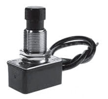 Selecta Products SS105-BG Pushbutton Switch SPST ON-OFF 10A 125VAC W/Wire Leads 15/32 Inch Diameter