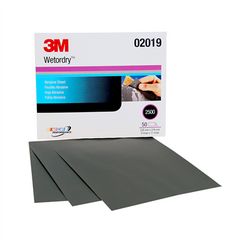 3M 00051131020191 Wetrodry Abrasive Sheet 02019 2500 Grit 9x11