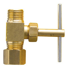 BrassCraft NV105-4X 1/4 in. O.D. Compression x 1/4 in. O.D. Compression Straight Needle Valve