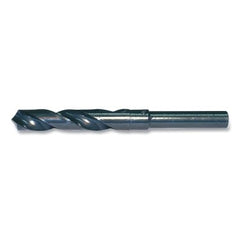 CLE-LINE C21075 1/2 in Reduced Shank Silver & Deming Drill Bit 15.5mm Cutting Diameter 118 Degree Point Angle