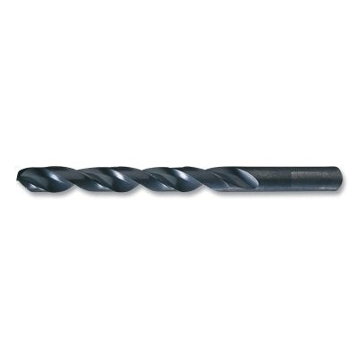 CLE-LINE C23132 1801 Heavy-Duty Black Oxide Jobber-Length Drill Bit, 0.1719 in dia Cutting, 3.25 in OAL, 11/64 in