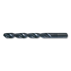 CLE-LINE C23168 1801 Heavy-Duty Black Oxide Jobber-Length Drill Bit #46 135° 2.125 in OAL