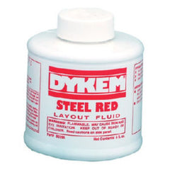 DYKEM 253-80396 STEEL RED LAYOUT FLUID 4oz Brush-N-Cap