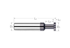 Harvey Tool 23504 HAR 3/16x.018 CARB KEY CUTTER 3/16x2 NECK=1/8x1/8 Tmax.021