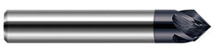 Harvey Tool 859708-C3 HARVEY 1/8 D X 45 DEG SPIRAL CHAMF 4 FL AlTiN