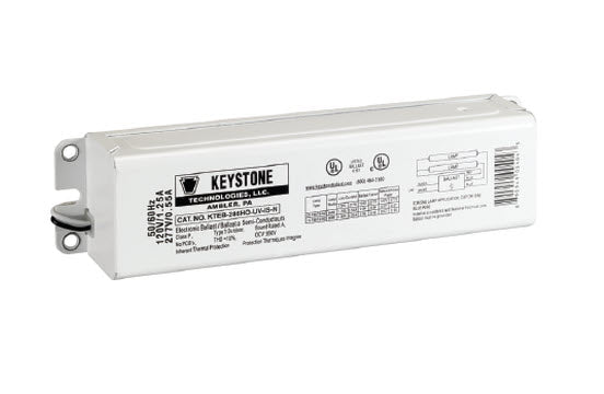 Keystone KTEB-286HO-UV-IS-N 120/277V Instant Start, 1 or 2 F96T8HO, F60T8HO, F48T8HO or F72T8HO