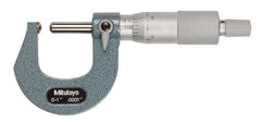 Mitutoyo 115-253 MTI 1 OD MIC W/SPHERICAL ANVIL AND SPINDLE 0 to 1 in