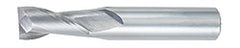 OSG 402-3750 Center Cutting Regular Length Single End Standard Square End Mill, 3/8 in Dia Cutter, 1 in Length of Cut, 2 Flutes, 3/8 in Dia Shank, 2-1/2 in OAL, Bright