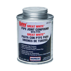 Oatey 31231 Great White Pipe Joint Compound With PTFE 8 oz