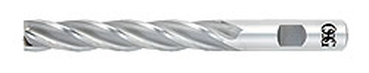 OSG 5585500 Center Cutting Single End Square End High Performance End Mill, 1 in Dia Cutter, 6 in Length of Cut, 6 Flutes, 1 in Dia Shank, 8-1/2 in OAL