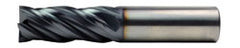 OSG VG441-5000, 1/2 Variable Index Square-End End Mill, 5/8 L.O.C., 4-Flute, TiALN Coated, Weldon Shank, Series VG441