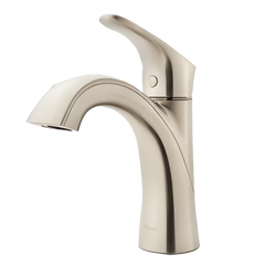 Pfister LG42WR0K Weller Single Handle Centerset Bathroom Sink Faucet in Brushed Nickel